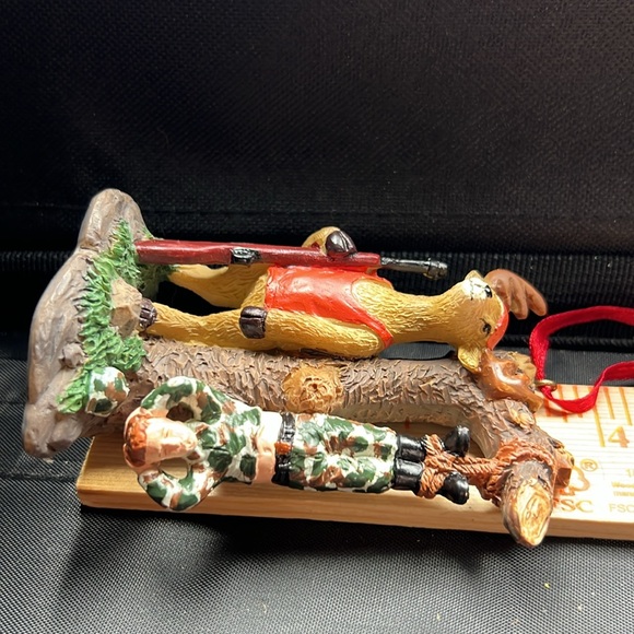 Funny Buck Deer hanging Hunter Christmas ornament comical - Picture 8 of 8